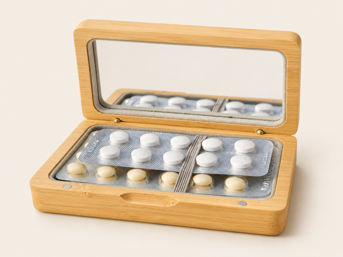 Ever Lovely Bamboo Pill Compact